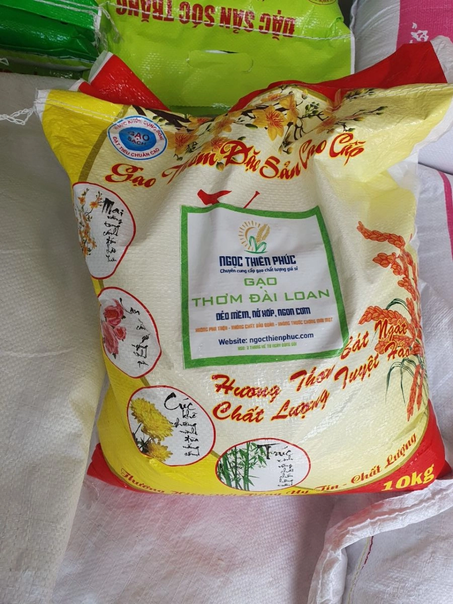 bao gạo thơm đài loan chính hãng màu vàng