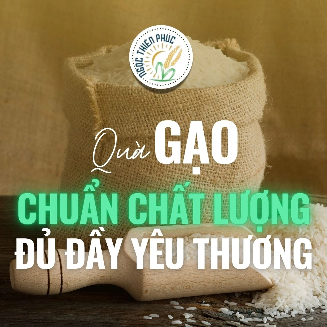 Nhằm chung tay lan rộng tấm lòng nhân ái, Ngọc Thiên Phúc đưa ra chính sách tối thiểu hóa lợi nhuận nhiều giống gạo chuẩn ngon. Dành riêng cho các chính sách/ nhà hảo tâm có lòng mua gạo từ thiện sạch cho bữa cơm thêm ấm tình người. 