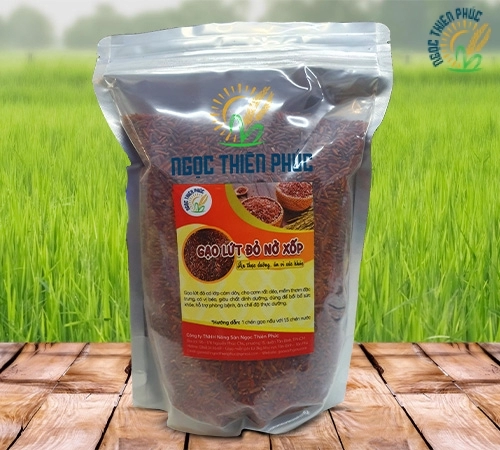 Gao Lứt Đỏ Tây Bắc - Nở Xốp Thực Dưỡng Tốt Cho Sức Khỏe - Không Chất Bảo Quản - Ngọc Thiên Phúc