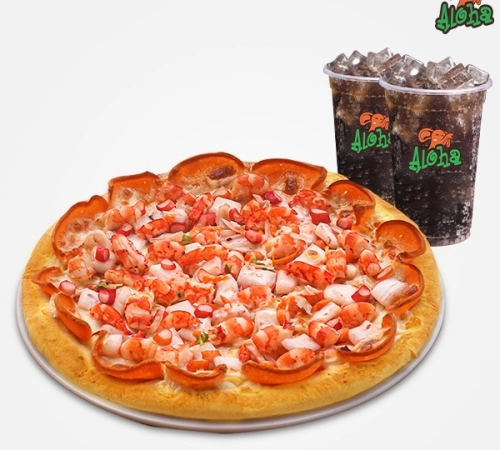 Pizza Thập Cẩm Size M + 2 Coca