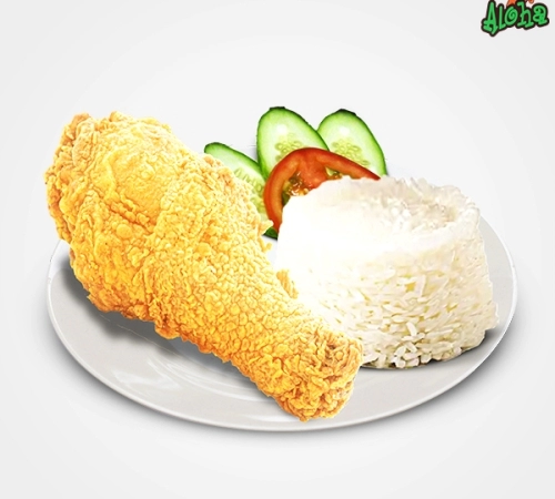 Menu_Cơm gà rán giòn aloha