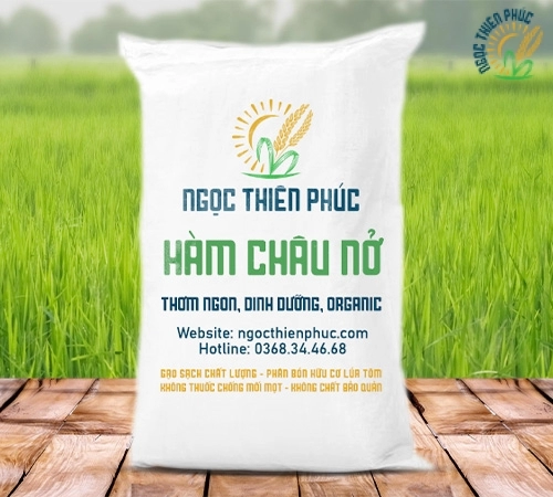 Gạo Hàm Châu Nở - Nở Siêu Nhiều Ít Dẻo Rời Hạt - Ngọc Thiên Phúc